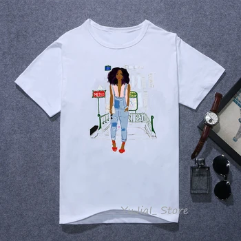 Melanino krūva Juokinga grafinis t marškinėliai moterims 