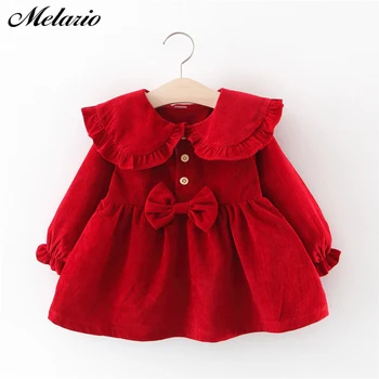 Melario Naujagimis Baby Girl Dress Autumnm Mielas Akių Princesė Suknelės Mergina Vaikų Suknelė Kūdikių Drabužiai Vaikiška Suknelė