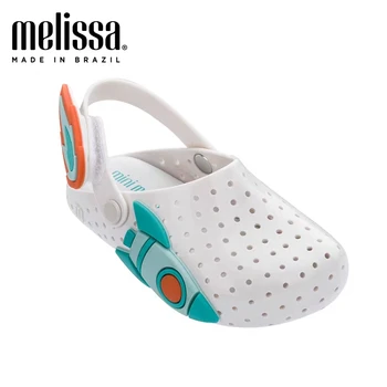 Melissa Mini Ledų Mergaitė Sandalai 2020 Metų Vasaros Sandalai Lietaus Batai Melissa Basutės Kvėpuojantis Minkštas vaikų sandalai puikus