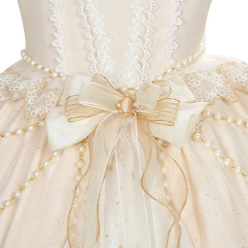 Melonshow Žvaigždėtu Nakties Saldus Lolita Dress Plius Dydžio Baltos Spalvos Viktorijos Suknelė Moterims Kawaii Drabužių Rankovių Merginos Princesė Suknelė