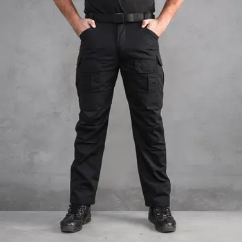 Men ' s Multi-pocket Ripstop Atsparus Vandeniui Camo Kelnės Lauko Sporto Armijos Mokymo Medžioklės Laipiojimo Wearproof Tactical Kelnes
