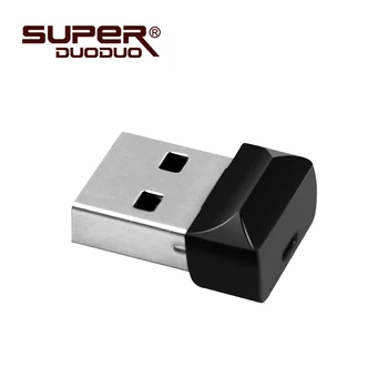 Metalo USB Flash Drive 16GB 32GB 8GB 4GB USB 2.0 Kompiuterį, U Disko Raktas, Žiedas Dizainas Pen Ratai Pendrive Nešiojamas USB Raktas