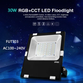 Miboxer 10W/20W/30W/50W RGB+BMT LED Potvynių šviesos DC24V AC 110V, 220V, IP65 vandeniui Lauko Sodo Šviesos FUTT02/FUTT03/FUTT04