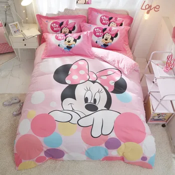 Mickey Mouse Lova, Patalynė Vaikams, miegamojo Medvilnės antklodė antklodžių užvalkalus twin karalienės dydžio antklodės Suaugusiųjų Vaikų 3d atspausdintas minkštas