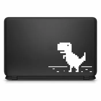 Mielas 8 Bitų Dinozaurų Nešiojamas Lipdukas Lipdukas, skirtas Apple Macbook Pro Oro Tinklainės 11 12 13 15 colių Vinilo Oda Mac Book Mi Sąsiuvinis Decal