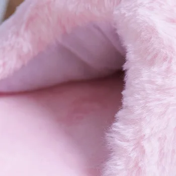 Mielas Animacinių filmų Alpaka Namų Moterų, Kailių Šlepetės Žiemą Šiltas Pliušinis Tėvų-vaikų Grindų Skaidres Namas, Butas Miegamasis Moterų Furry Slippes