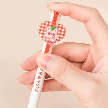 Mielas vyšnių lokys gelio rašiklis Super cute girl širdies kūrybišką mokymosi office raštinės reikmenys juoda 0,5 mm parašą pen kawaii prekes