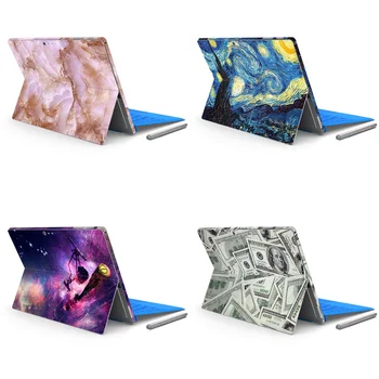Mikro Paviršiaus Pro 4 odos lipdukas Atgal Visą Decal Tablet notebook vinilo Lipdukas paviršiaus pro4 odos lipdukas