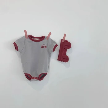 MILANCEL kūdikių berniukų drabužiai sportinis stilius baby bodysuit grynos medvilnės baby boy bodysuits kūdikių mergaičių drabužius su lankelis