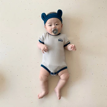 MILANCEL kūdikių berniukų drabužiai sportinis stilius baby bodysuit grynos medvilnės baby boy bodysuits kūdikių mergaičių drabužius su lankelis