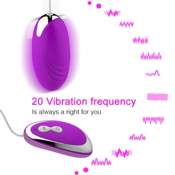 Mini 20 Greičio Vibracija, kiaušiniai Silikono Makšties Stora Stimuliavimo Vibratorius exerciser Kegel kamuolius Erotinis Žaislas Sex Adult produktas