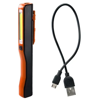 Mini COB led worklight magnetinio USB Įkrovimo Pen Įrašą Rankoje Deglas Žibintuvėlis Darbo Inspekcijos Šviesos Kempingas Kelionėse Naktį