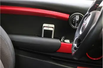 Mini Cooper F56 Porankiai talpinimo Automobilių Vidinės Pusės Priekinių Durų Rankena talpinimo ABS Plokštelės Laikiklį, Automobilių Optikos Reikmenys