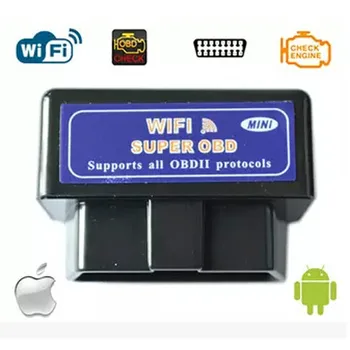 MINI ELM327-V1.5/V2.1 Wi-fi/Bluetooth Auto Obdtool Skaitytuvas Automobilių Diagnostikos Įrankis ELM327 Android/Symbian Už OBDII Protokolas