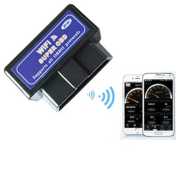 MINI ELM327-V1.5/V2.1 Wi-fi/Bluetooth Auto Obdtool Skaitytuvas Automobilių Diagnostikos Įrankis ELM327 Android/Symbian Už OBDII Protokolas