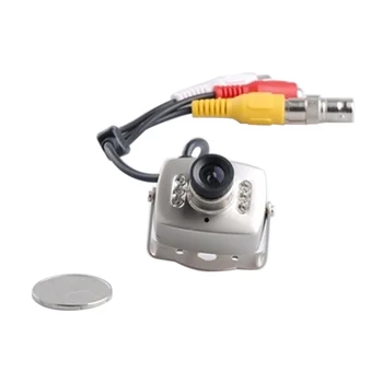 Mini Kamera 120 Laipsnių Plataus Kampo Objektyvas 600TVL Spalvos Mikro Kamera FPV PAL/NTSC Mini Kameros