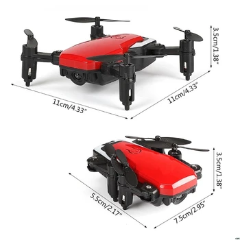 Mini LF606 Sulankstomas Wifi FPV 2.4 GHz 6-Ašis RC Quadcopter Drone Sraigtasparnio Žaislas lengvai reguliuoti dažnis