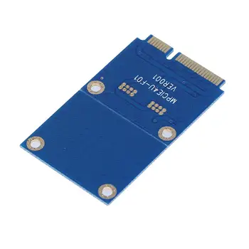 Mini PCI-E Dual USB Adapteris mPCIe 5 Pin 2 Prievadai USB2.0 Konverteris Kortelės