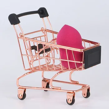 Mini Pirkinių Vežimėlio Formos Saugojimo Dėžutės, Kosmetikos Geležies Įvairenybės Saugojimo Krepšys Namų Darbalaukio Dekoracijas, Gimtadienio dovana