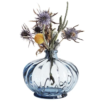 Mini Stiklo Vaza namų Puošybai Stalo Spalvinga stiklo gėlių vaza Terariumai Hydroponic Konteinerių namų, sodo Puošmena