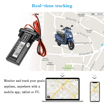 Mini Vandeniui Vidinė Baterija GSM GPS Tracker Automobilį, Motociklą Transporto priemonės Sekimo prietaiso internete sekimo programinė įranga Nemokamai PK ST901