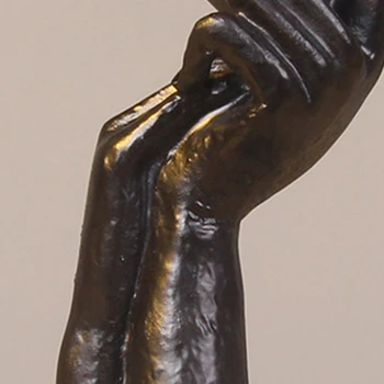 Miniatiūrinės Figūrėlės Abstraktus Žmogaus Veido Modelį Dervos Statulos Apdaila Meno Amatų Darbalaukio Skulptūra 