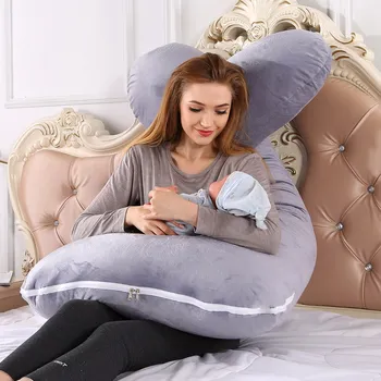 Minkštas Nėščia pagalvę nėščioms moterims pagalvėlių nėščia pagalvėlės nėštumo motinystės paramos krūtimi miego