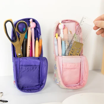 MIRUI naujovė studentų pieštuku maišelį pasuko drobės studentų saugojimo rašiklio laikiklis paprastas kanceliarinės prekės krepšys didelės talpos pieštuko atveju dovanos