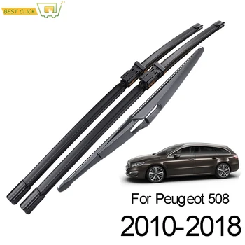 Misima priekinio, galinio Stiklo Valytuvų šepetėliai Nustatyti Peugeot 508 SW Universalas Priekiniai Galinio Lango 2011 2012 2013 2016 2017