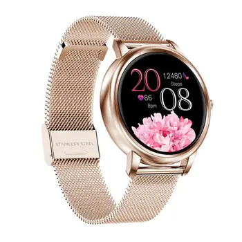 MK20 smartwatch Fitneso apyrankę Smart žiūrėti 2020 Miego Stebėjimo Širdies ritmas, Kraujo Spaudimas protingas moteris žiūrėti plieno diržas