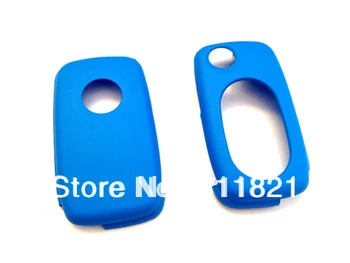MK4 Ovalo formos, pagalbinėje Nuotolinio Klavišą Flip Cover Blue 