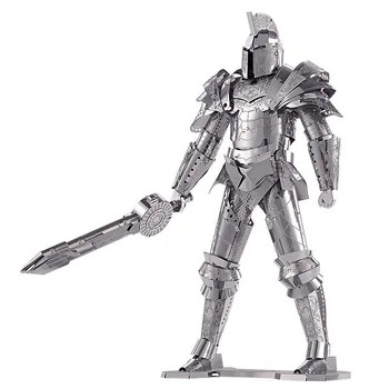 MMZ MODELIS Piececool 3D metalo įspūdį P079 Black Knight Asamblėjos metalo Modelio rinkinys 
