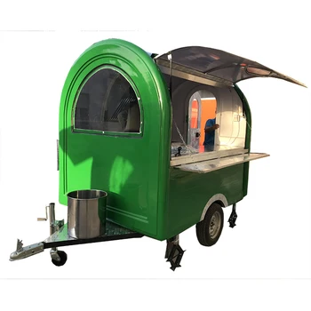 Mobiliųjų maisto krepšelį, ledų sunkvežimis užkandžių vežimėliai pritaikyti prekybai