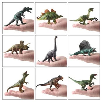 Modeliavimas Gyvūnų Skaičius Vaikų Žaislai Brachiosaurus Triceratopsas Tyrannosaurus Velociraptor Modelio Vaikų Žaislas Tuščiaviduriai Amatų Ornamentu