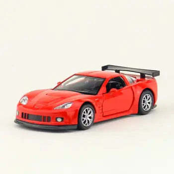 Modeliavimo 1:36 Corvette C6 lieti automobilio modelį,lieto metalo duris traukti atgal, vaikų žaislo modelis,berniukas gimtadienio dovana,nemokamai shippin