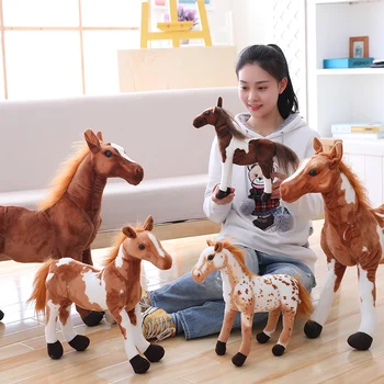Modeliavimo arklių pliušinis žaislas, Lėlė Talismanas Arklių Ponis Lėlės Vaiko Zodiako Lėlės Apdailos Gimtadienio Dovana Berniukas Mokykloje žaislai