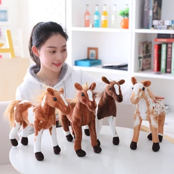 Modeliavimo arklių pliušinis žaislas, Lėlė Talismanas Arklių Ponis Lėlės Vaiko Zodiako Lėlės Apdailos Gimtadienio Dovana Berniukas Mokykloje žaislai