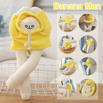 Modeliavimo Bananų Lėlės Pliušinis Žaislas Pagalvę Apdailos Lėlės Bananų Padažu Lėlės Lėlės Gražių Ilgų Kojų Animacinių Filmų Pliušiniai Žaislai Dovanos 2021