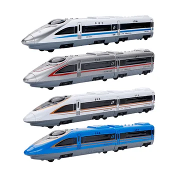 Modeliavimo greitųjų Geležinkelių Traukinių Žaislas Vaikų Elektros Geležinkelių Traukinio EPS Susiuvimo Asamblėjos Modelis pirštų Atspaudų Jutiklis Berniukas Dovana