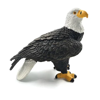 Modeliavimo Plikas erelis Snieguotas Pelėda paukščių figūrėlės Gyvūnų Modelio, namų dekoro miniatiūriniai pasakų sodo puošmena priedai šiuolaikinių amatų