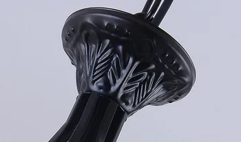 Modernus Metalinis korpusas Stiklo lempų gaubtų Liustra E27 Led lemputės Šviesos Lubų Lempa Europos Tradicinės Apdailos Apšvietimo Šviestuvas M