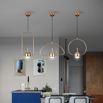 Modernus Miegamojo Kambarį Apšvietimo Namų Puošybai LED Sieniniai šviestuvai Valgomasis Hanglamp Minimalistinė Virtuvė Lovos Kabo Lempa