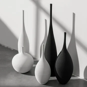 Modernus Minimalistinis Rankų Darbo Meno, Dzeno Vaza, Keramikos Ornamentais Kambarį Modelį, Namų Puošybai Gėlių Vaza