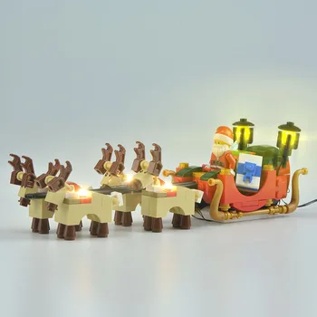 MODIKER Mažų Dalelių Žaislas LED Pastato Blokas, USB Šviesos Priedų Rinkinys, skirtas 