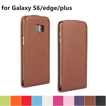 Moliusko geldele telefono dėklas odinis dėklas, skirtas Samsung Galaxy S6 edge+ plius / S6 edge / S6 Magnetinio adsorbcijos flip dėklas coevr atveju