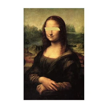 Mona Lisa Apimti Akis, Drobė Meno Tapybos ant Sienos Menas, Plakatų ir grafikos Leonardo da Vinci Garsaus Meno Nuotraukas Cuadros