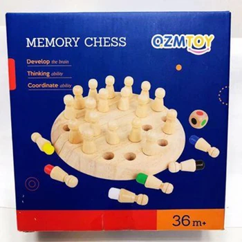 Montessori Vaikai Žaislas Kūdikiui Mediniai Atminties Besivystančių Konkuruoti Šachmatų Mokymosi Švietimo Ikimokyklinio mokymo Brinquedos Juguets