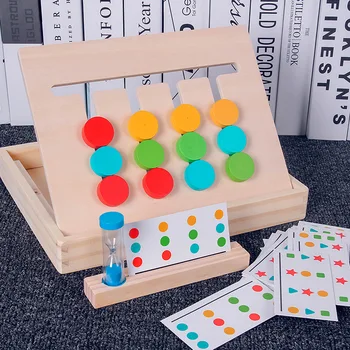 Montessori Žaislas Mokyti Vaikus Keturių spalvų Žaidimas Nušvitimą Loginis Mąstymas Orientacija Mokymo Švietimo Žaislai Vaikams