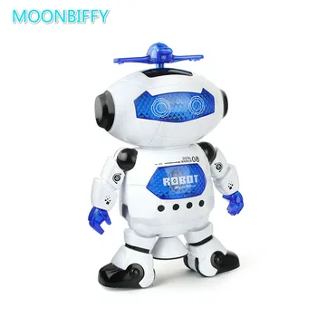 Moonbiffy Smart Erdvė Šokių Robotas Elektroninių Pėsčiomis Žaislai Su Muzika, Šviesos Dovana Vaikams Astronautas Žaislas Vaikui
