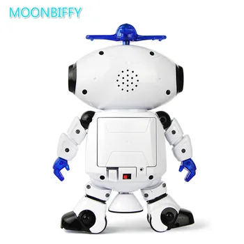 Moonbiffy Smart Erdvė Šokių Robotas Elektroninių Pėsčiomis Žaislai Su Muzika, Šviesos Dovana Vaikams Astronautas Žaislas Vaikui